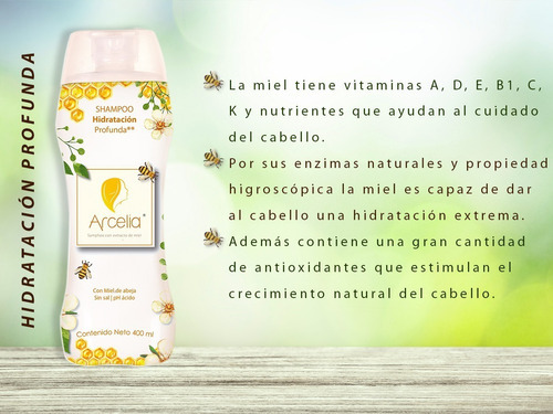Shampoo Con Miel De Abeja Natural
