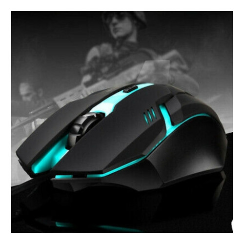 Imagen 5 de 6 de Mouse Gamer Usb Optico Luces Rbg