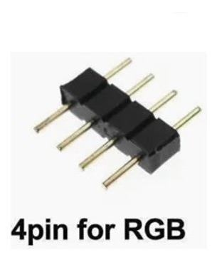 Imagem 3 de 5 de Kit 10 Emenda Conector 4 Ou 5 Pinos Macho Fita 5050 3528