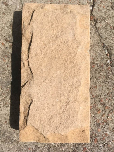Piedra Arenisca Escafilada (con Relieve) 15 X 30 Cm Pared