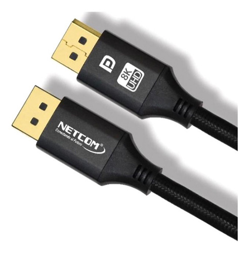 Cable Displayport Netcom De 5 Metros Uhd 8k