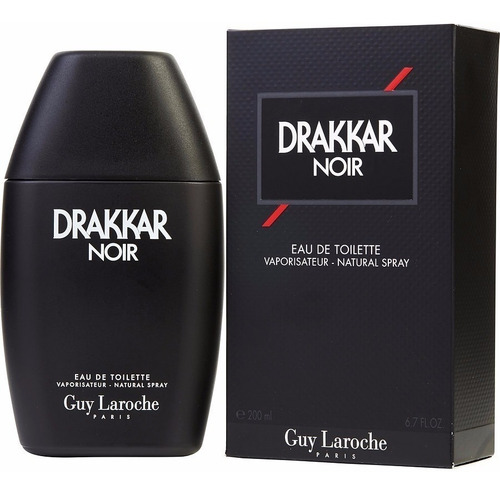 Perfume Original Drakkar Noir De Guy Laroche Hombre 200ml