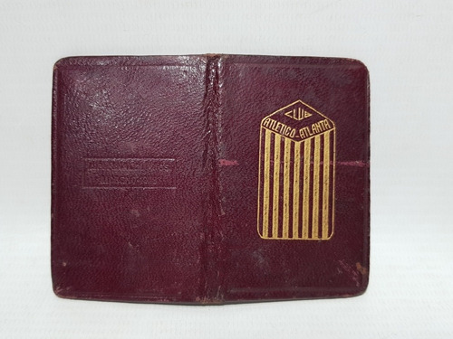 Fútbol Atlanta Antiguo Carnet 1932 Mag 57529