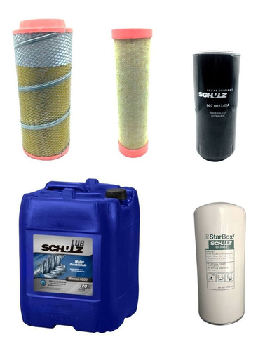 Kit Manutenção Compressor Ar Parafuso Schulz Srp 5050 Flex