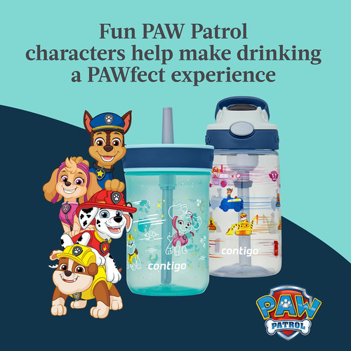 Termo Infantil Contigo 2 Pzs De Paw Patron 0.4l -azul