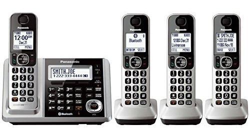 Panasonic Kx-tgf372s Dect Teléfono Fijo, Plateado/negro