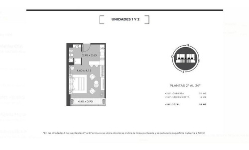 Imagen 5 de 16 de Departamento Monoambiente En Quartier Del Bajo- Puerto Madero