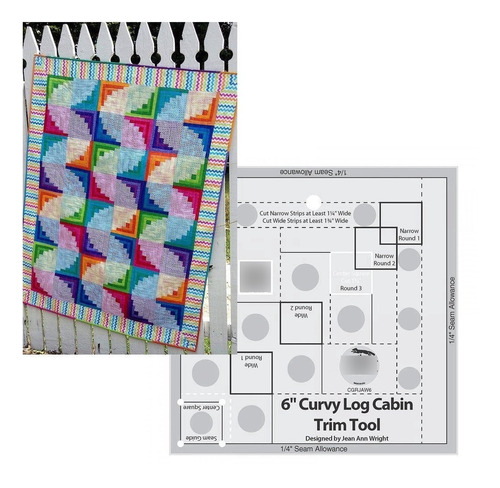 Bundle Creative Grids Curvy Log Cabin Recortar 6 Acabado