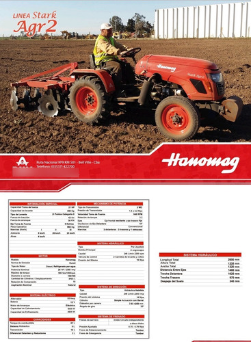 Nuevos Tractores Hanomag Stark Agr2 25hp 2024