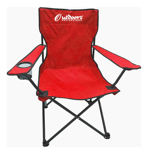 Silla Director Plegable Outdoors Professional Art. 1003 Color Rojo