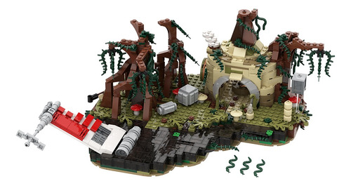 Escena De Vídeo De Dagobah Playset Model Building Block