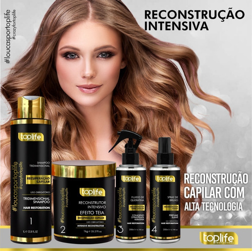 Shampoo Para Cabelos Quimicamente Tratados 1 Litro Sem Sal