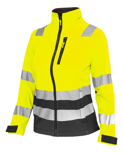 Chaqueta Softshell Alta Visibilidad Mujer Clase 2