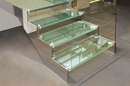 Escaleras De Cristal Templado