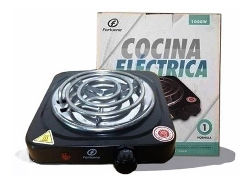Cocina Eléctrica 1 Hornilla 1000w Fortunne Original Importad