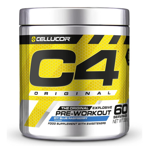 C4 60 Servicios Cellucor Original Pre Entreno 60 Serv 60serv