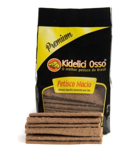 Bifinho Macio Kidelici Osso - Sabor Chocolate - 400g