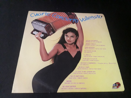 Cuarto Concierto Vallenato Lp Vinilo Varios