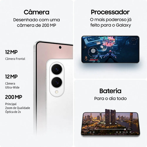 Celular Samsung Galaxy S25 Edge 5g, 512gb, 12gb Ram, Câmera Dupla De Até 200mp, Tela Grande De 6.7 - Titânio Prata