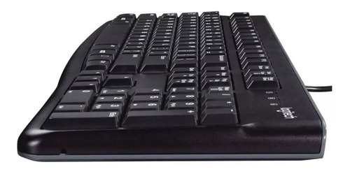 Kit De Teclado Y Mouse Logitech MK120 Color Negro
