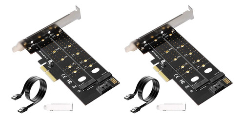 2 Adaptadores M.2 Pcie, Ngff Pci-e 3.0 X4 A O Pcie Nvme Ssd