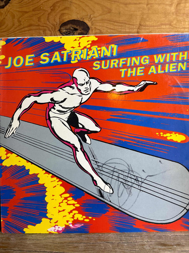 Lp Joe Satriani Surfing With The Alien Vinilo 1987 Marvel