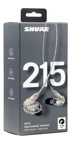Audífonos Profesionales In Ear Transparente Se215cl - Shure