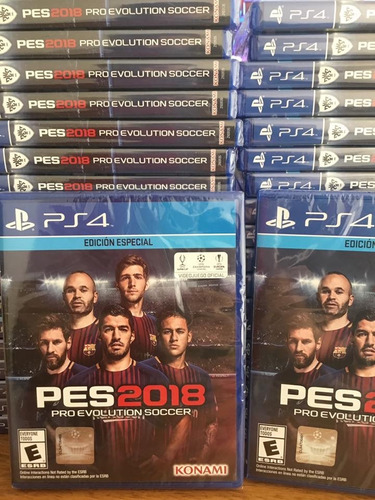 Pes 2018- Ps4- Físico- Nuevo- Sellado- Ya En Stock