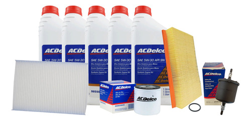 Kit Oleo 5w30 Filtros Acdelco Zafira 2006 Acdelco Acdelco