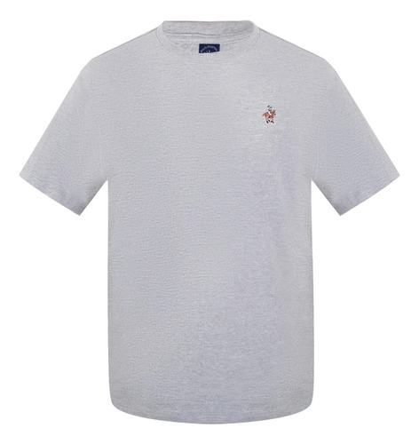 Playera Básica Gris Para Hombre Polo Team, Dec91101grj