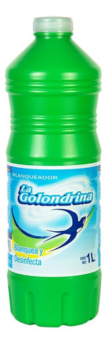 Caja 12 Botellas De Blanqueador Para Ropa La Golondrina 1 Lt