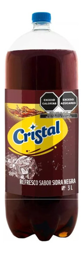 Pack De 4 Refrescos Cristal Negra Sidra - 12l En Total