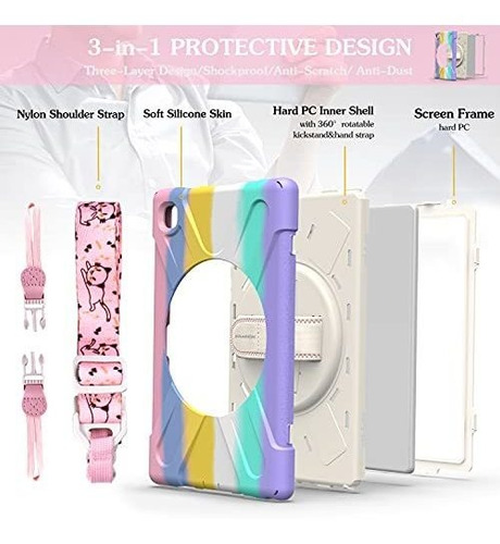 Imagen 4 de 8 de Funda Samsung Galaxy Tab A7 10,4 Sm-t500 Smt505 Braecnstock