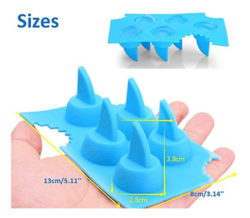 Molde De Silicona Novedoso Para Bricolaje Con Forma De Aleta