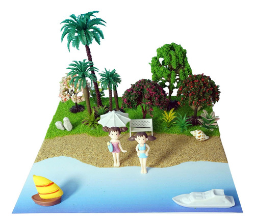 Summer Beach Scene Building Ho Scale Kits De Paisaje