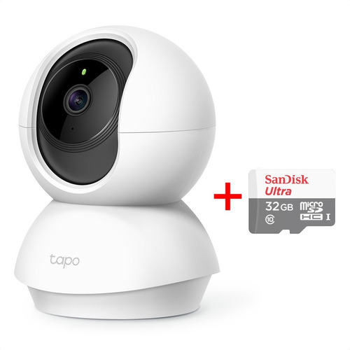 Cámara Ip Wifi Robótica 3mp Alarma Tp-link Tapo C210 + 32gb