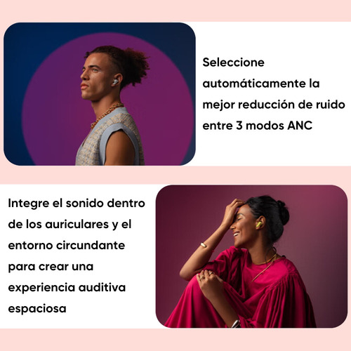 Audífonos Motorola Buds Tws Bluetooth Inalámbricos Con Led Azul Oscuro