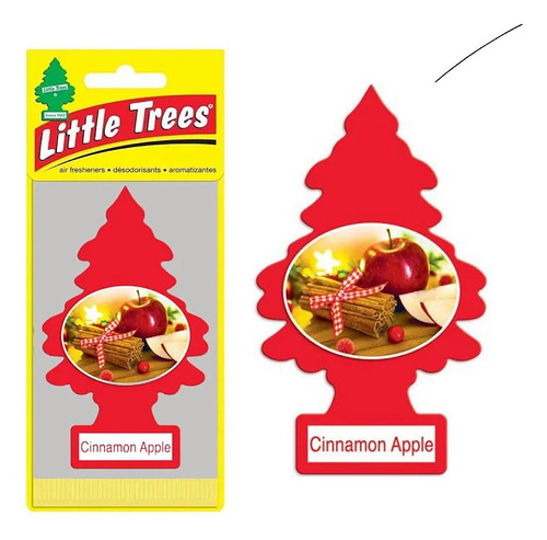 3 Cheirinho P/ Carro Little Trees Cinnamon Apple