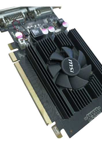 Placa De Vídeo Msi N210-512d2 C/ 02 Dvi 512mb Pci Express (Usado)