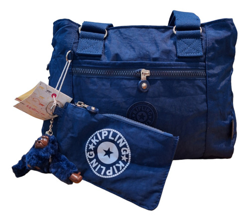 Bolsa Kipling Tote Azul