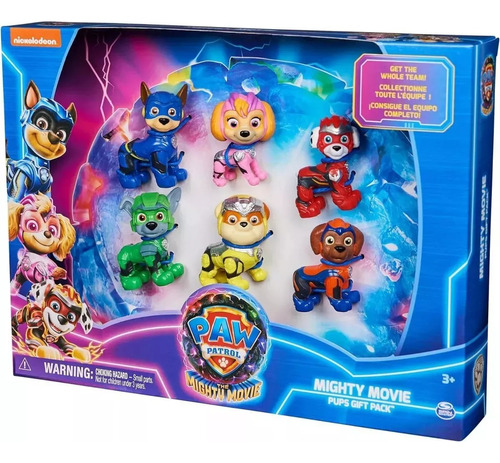 Juguete Paw Patrol: The Mighty Movie Jueguetes X 6 Ud