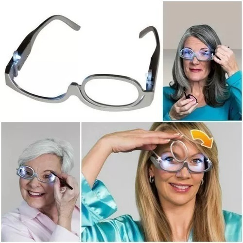 Gafas Para Maquillar Con Aumento Y Luz Led  (4,50)