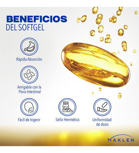 Multivitaminico 9 Meses Embarazadas | 120 Softgels | Maklen