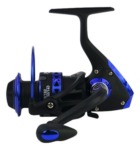 Carrete Giratorio Para Pesca Serie Bk5000 13 Rodamientos Color Azul Lado De La Manija Derecho/izquierdo