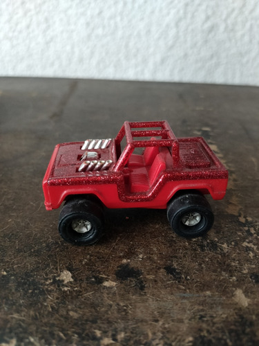 Jeep Tonka Rojo De Plástico En Excelentes Condiciones 1/64