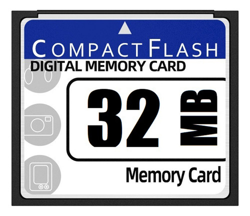 Tarjeta De Memoria Compact Flash De 32 Mb Para Cámara, Máqui