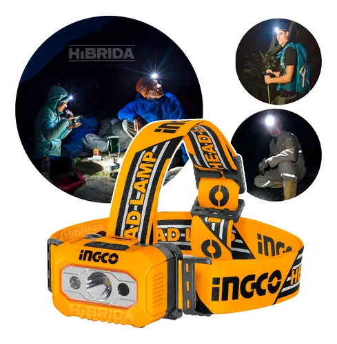 Linterna Vincha Minero Led 200 Lumenes Hhl013aaa8 Ingco