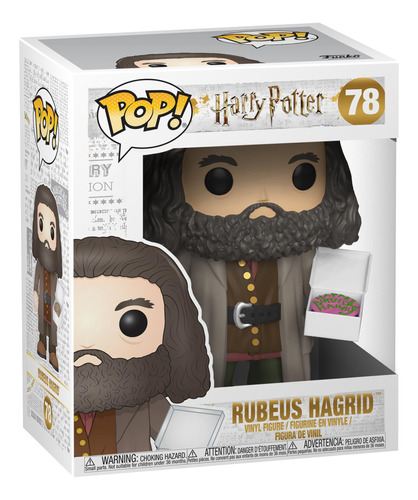 Pop! Harry Potter: Hagrid Con Pastel De 6 Pulgadas, .