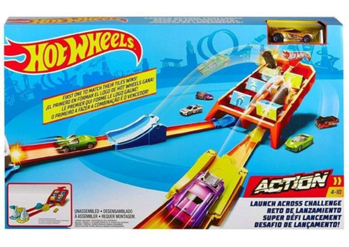 Pista de brinquedos Hot Wheels Action Twists And Shocks