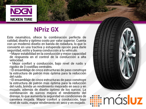 4 Llantas Npriz Gx Nexen 175/60r15 V81